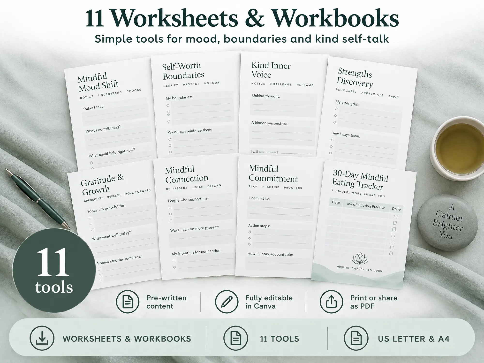 Mindfulness Coaching Toolkit: Worksheets workbooks.webp?v=154d1df4