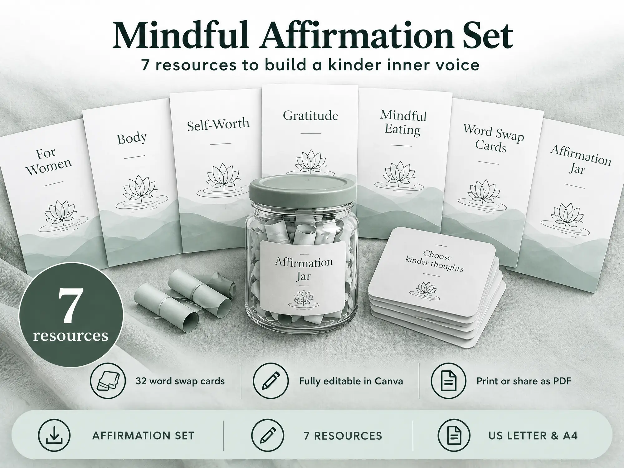 Mindfulness Coaching Toolkit: Affirmation set.webp?v=52464a00
